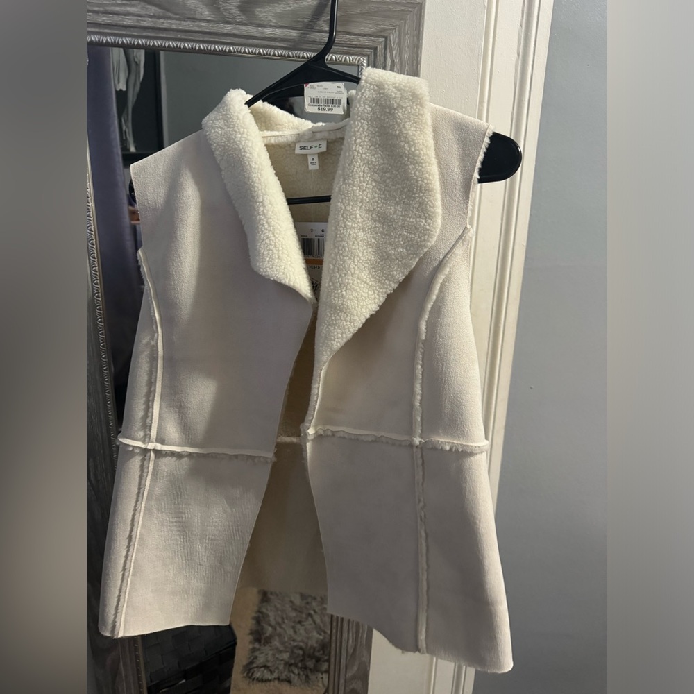 Warm white vest